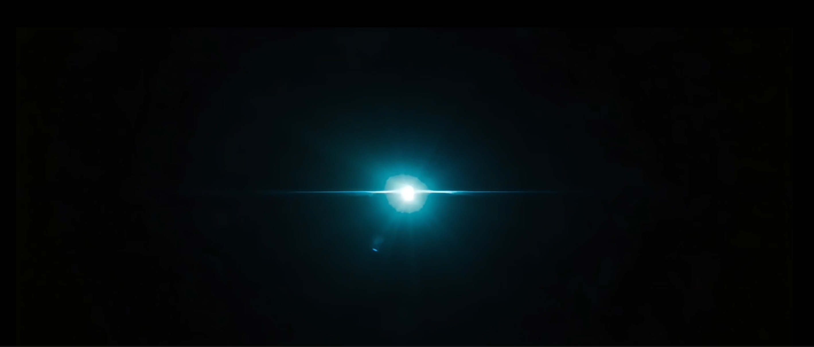 Cinematic Quantic Eagle brand film poster with a bright light emerging before dawn